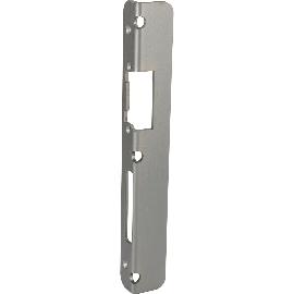 Artikelbild für Winkelschließblech zu KFV AS f. Falle u. Riegel, Falz 4 mm, links, verz. silber