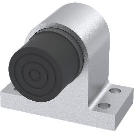 Artikelbild für KWS Bodentürpuffer 2024 gefederter Anschlagpuffer, Aluminium silber lackiert