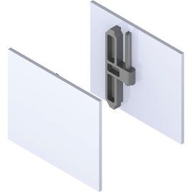 Artikelbild für HELM GT-S 150 Abdeckkappen-Set mit Abstandsprofil 15 mm silber eloxiert